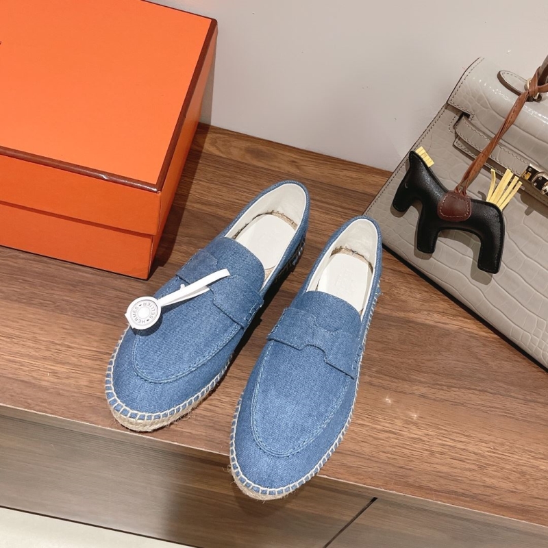 H**mes leather shoes